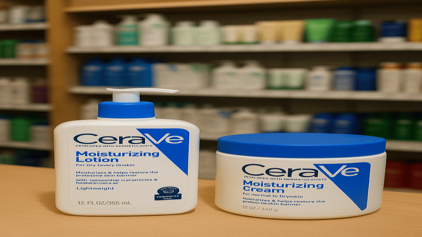 تفاوت لوسیون و کرم سراوی | راهنمای کامل از مژا شاپ