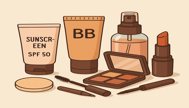 لوازم آرایشی مناسب تابستان