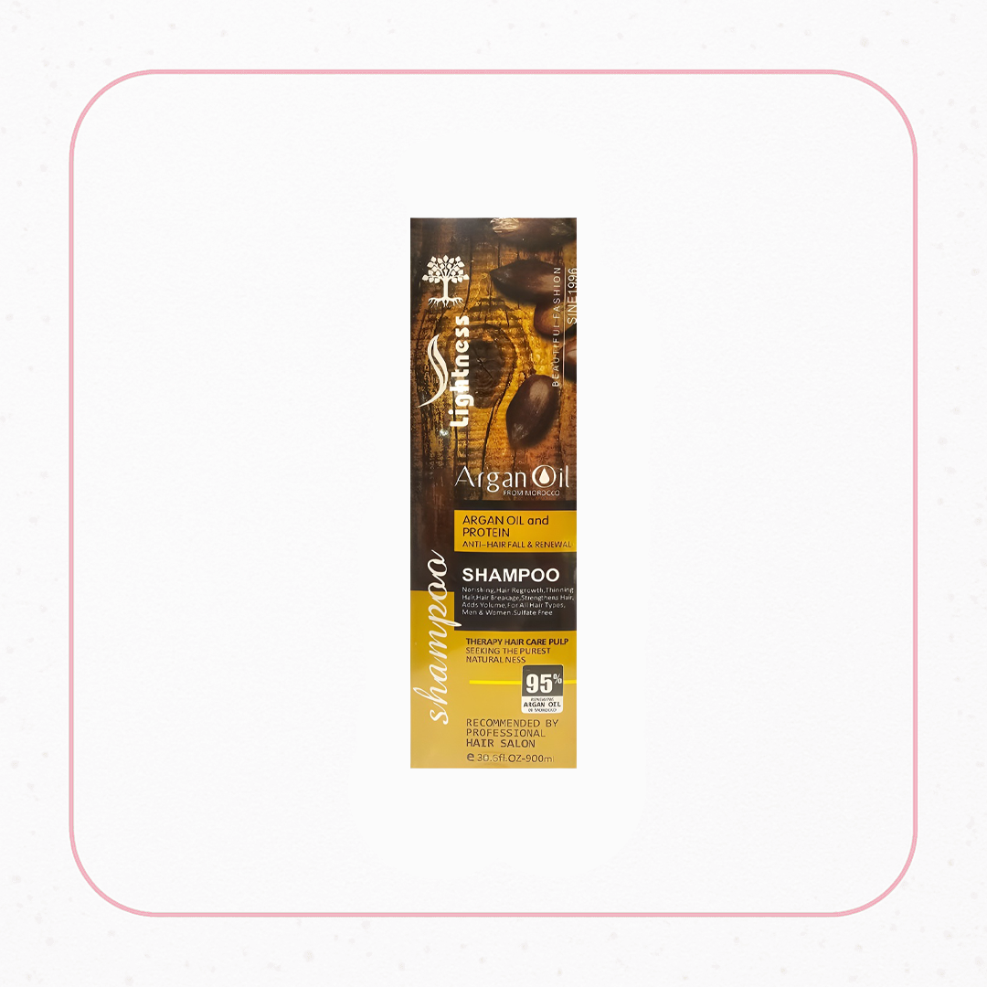 شامپو ارگان بدون سولفات لایتنس اصلی 900 میل