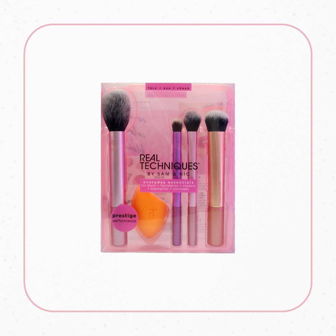 ست براش 4 عددی و اسفنج ریل تکنیک