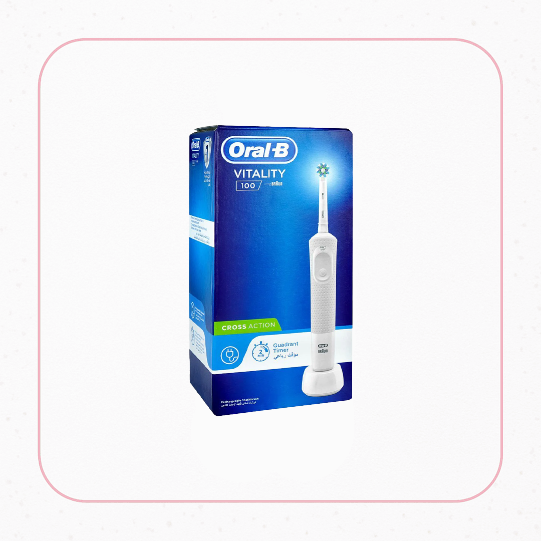 مسواک برقی اورال بی ویتالیتی 100 مدل کراس اکشن