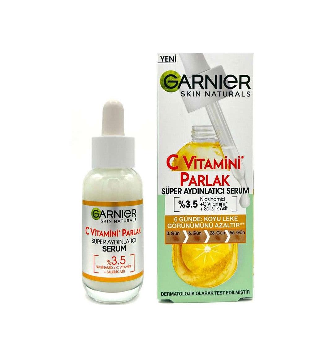 سرم گارنیر Garnier ویتامین سی C مدل Brightening روشن کننده