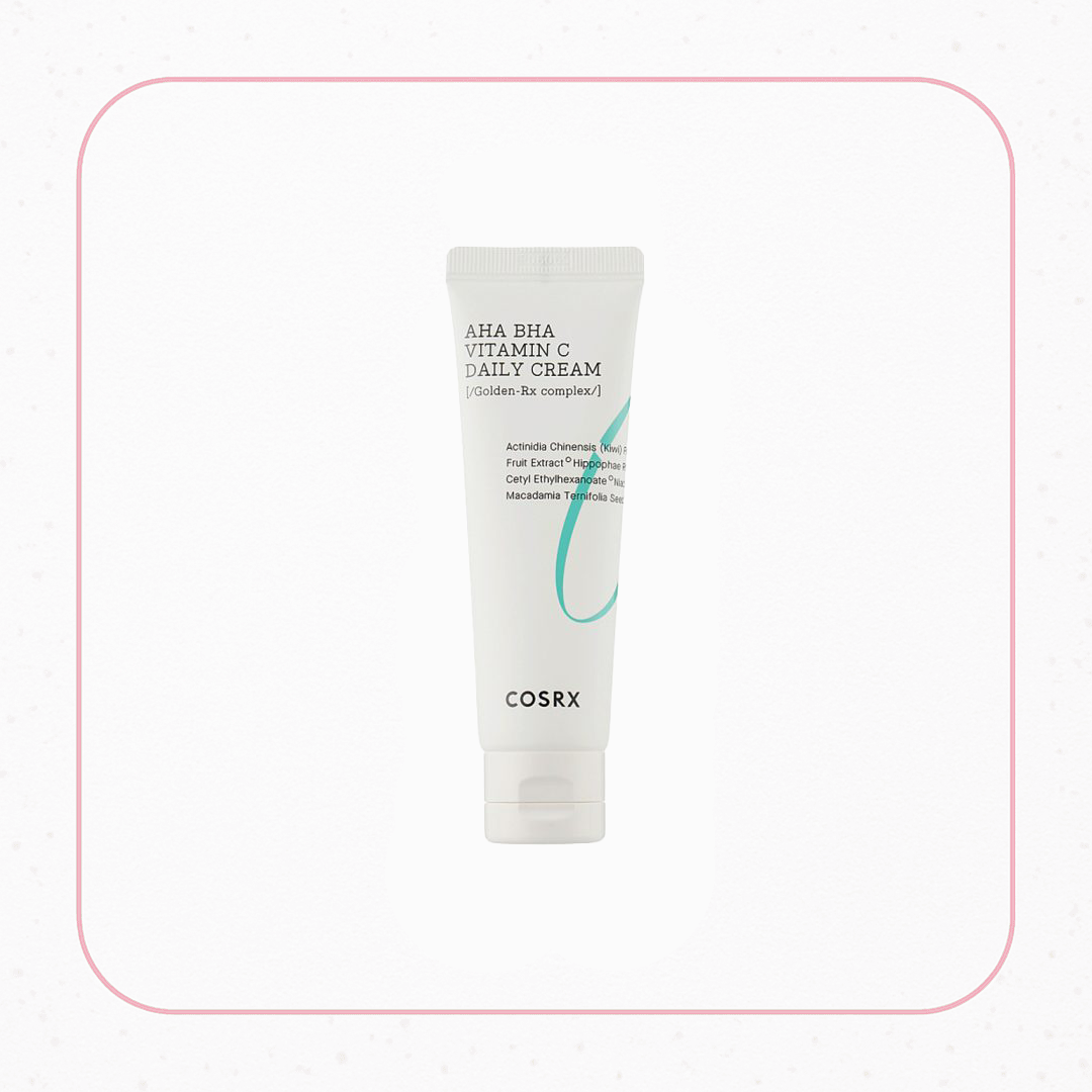 کرم مرطوب کننده aha-bha و ویتامین سی کوزارکس