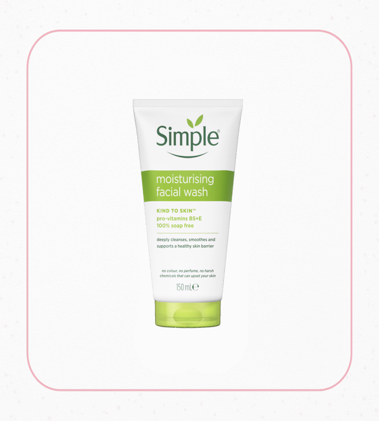 شوینده مرطوب‌کننده صورت سیمپل